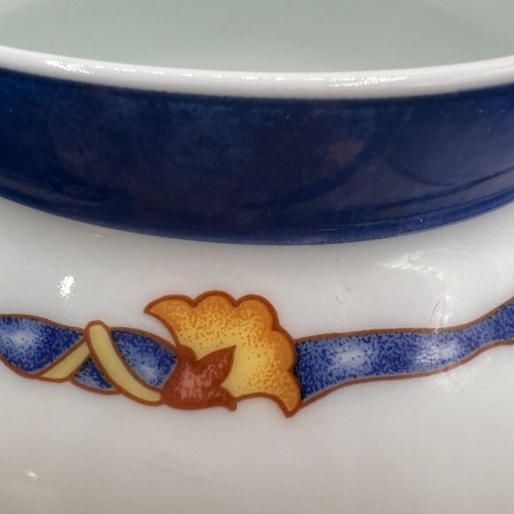 Bernardaud Limoges "Borghese" Porcelain Vase Hand-Painted Floral & Fruit Design - Picture 11 of 16